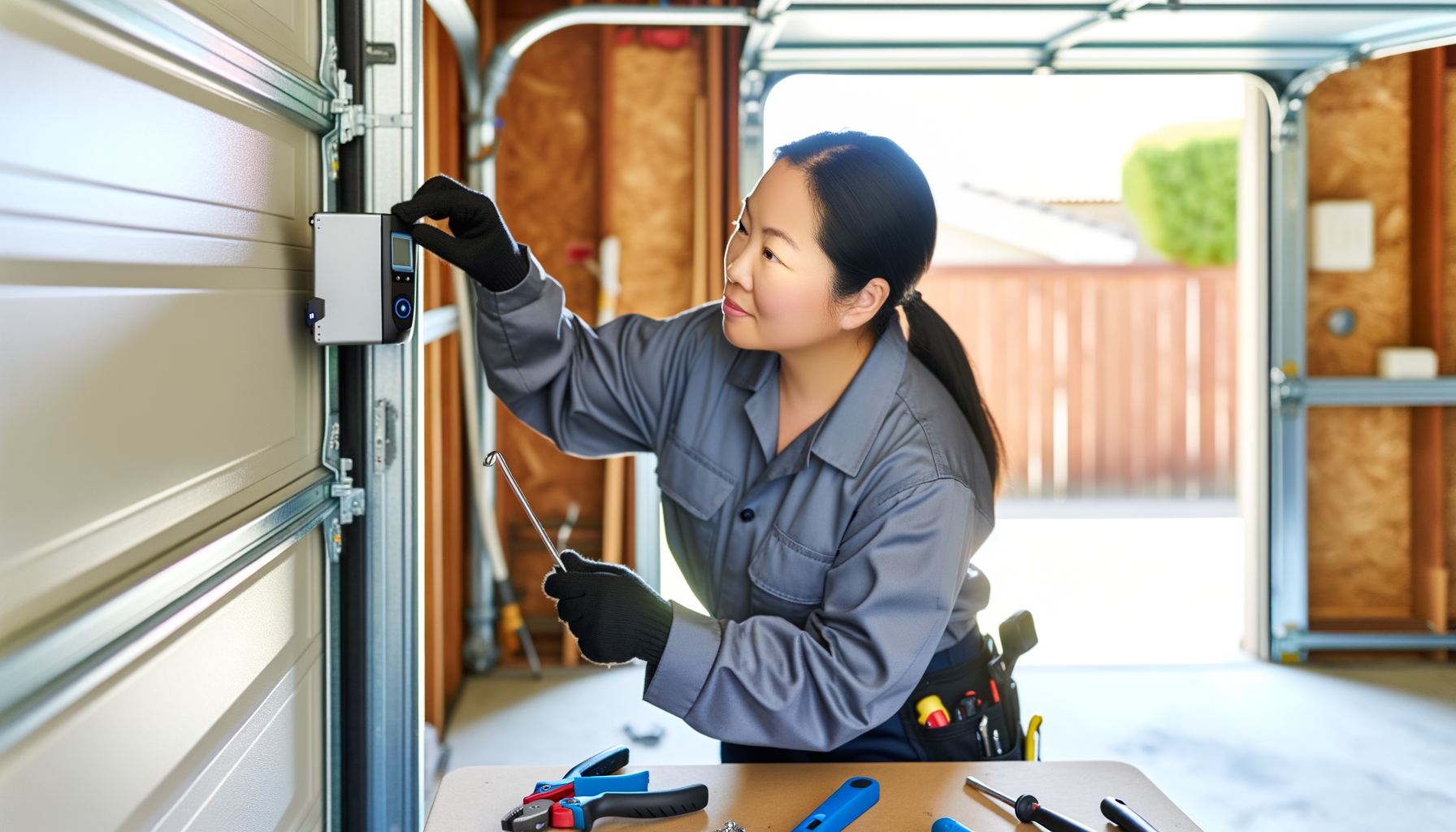 Professional smart garage door opener installation services in Ardenwood, California