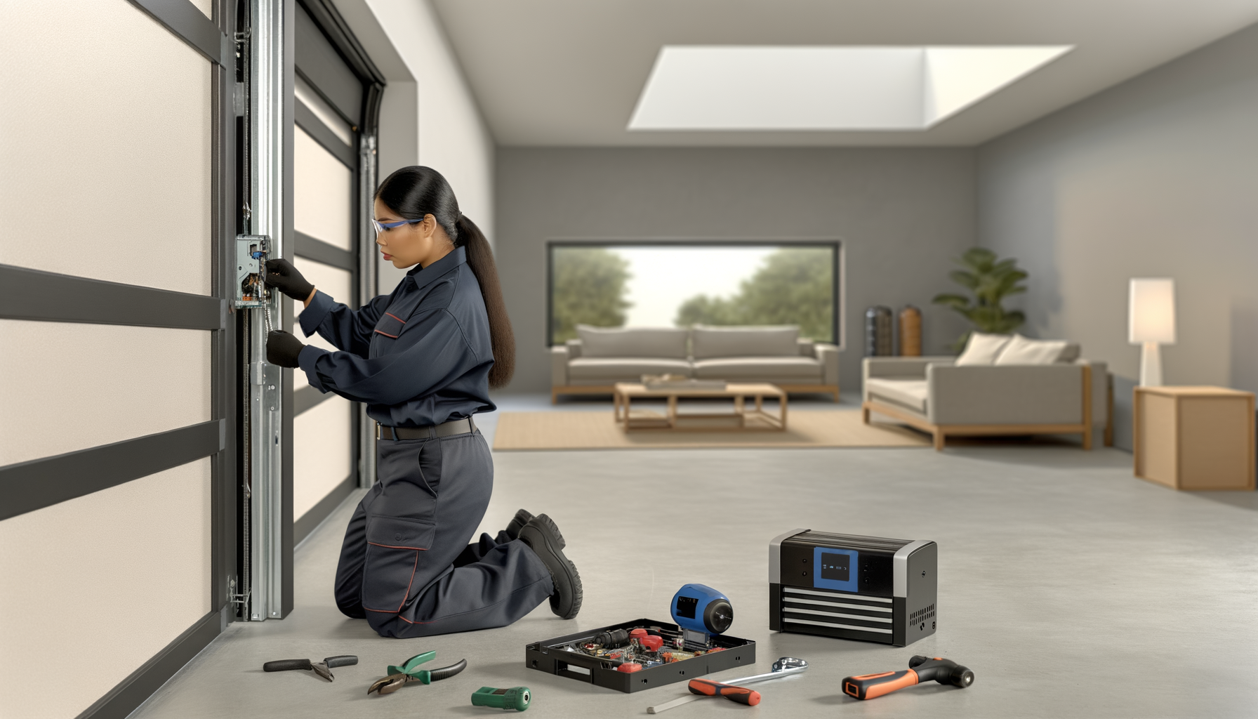 Professional smart garage door opener installation services in Concord, CA