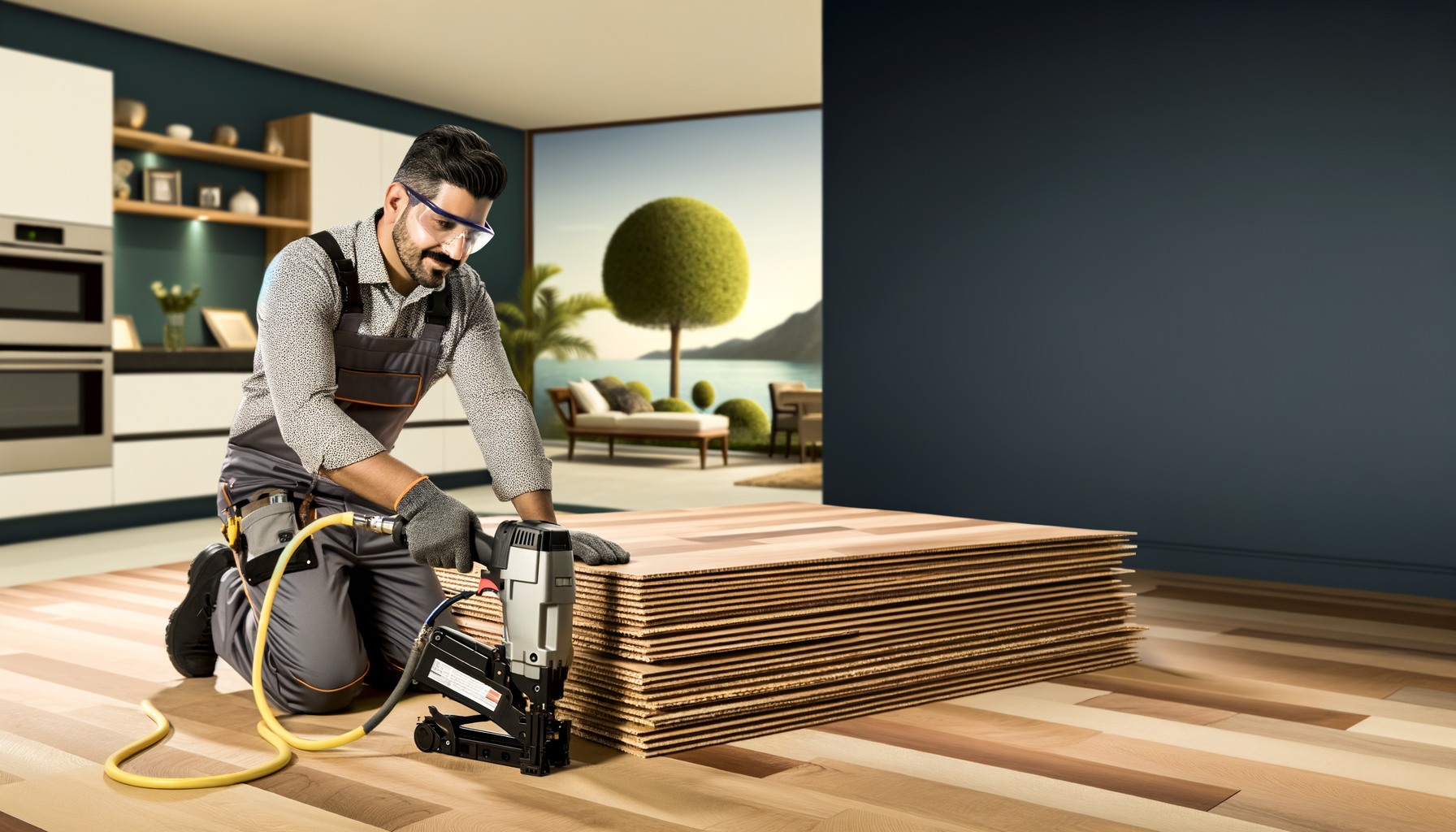 Professional hardwood floor installation services in Asheville, NC